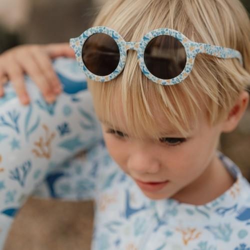 Детские солнцезащитные очки с защитой UV400 Ocean Dreams Blue - Little Dutch