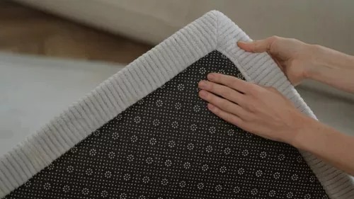 Saltea de joaca coral velvet cu spuma memorie 120 x 170 cm – gri - Hakuna Matte