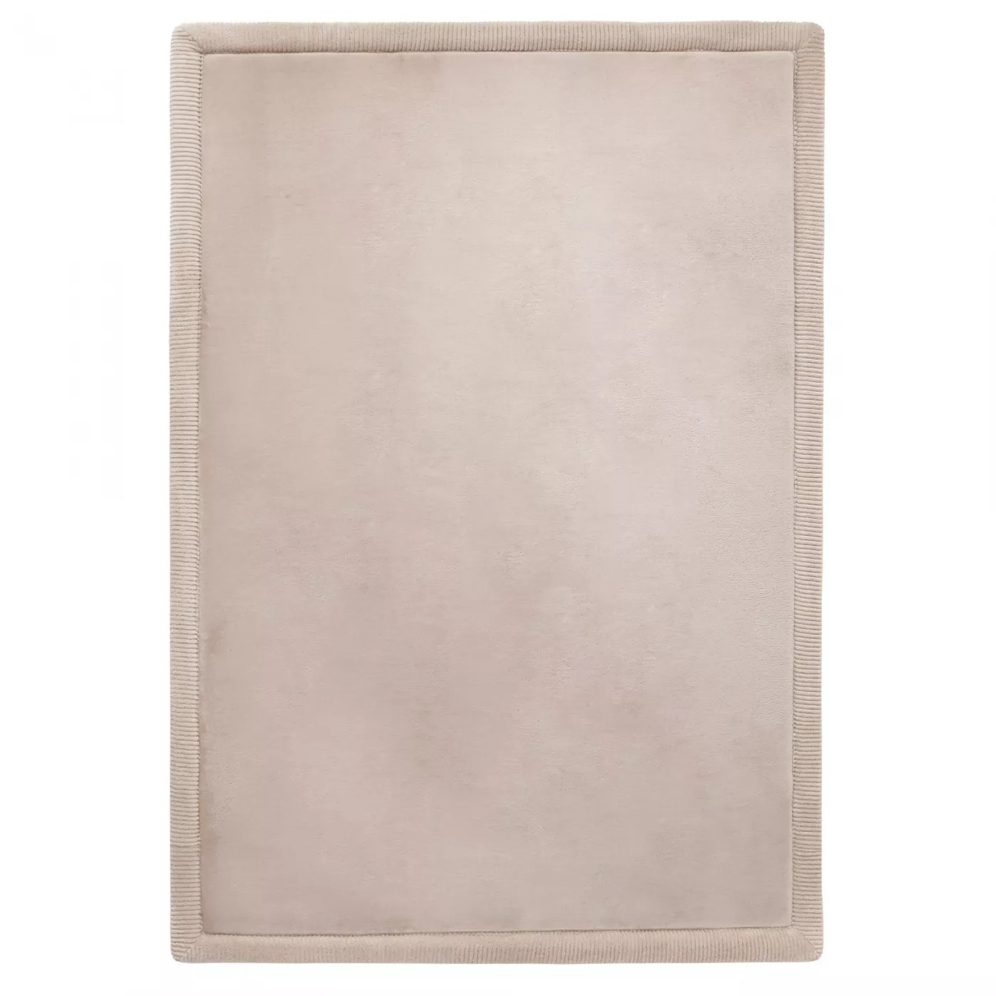 Saltea de joaca coral velvet cu spuma memorie 120 x 170 cm – bej - Hakuna Matte