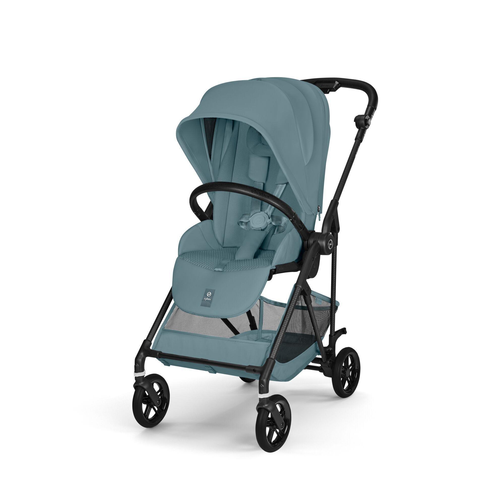 Коляска Cybex Melio Carbon Stormy Blue