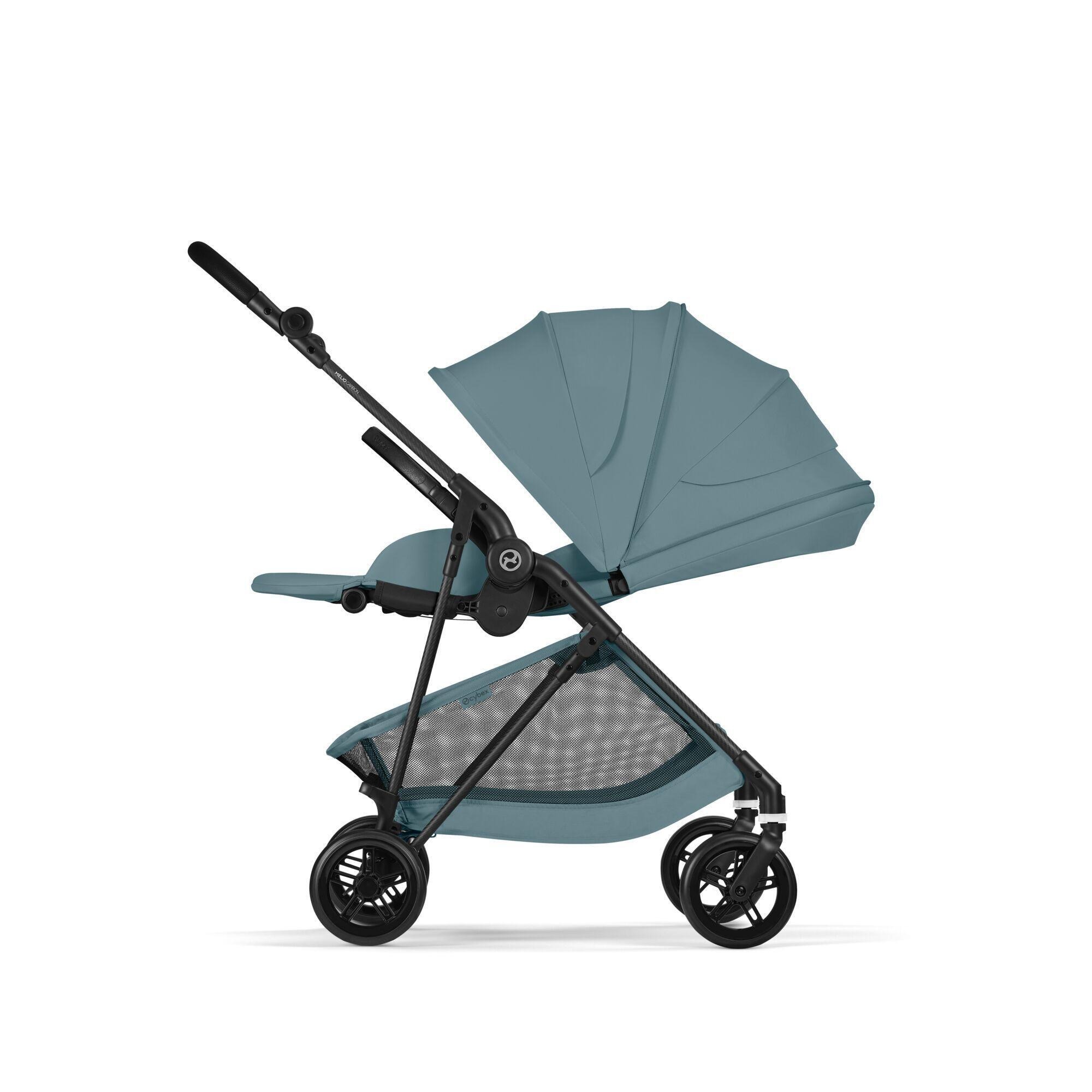 Коляска Cybex Melio Carbon Stormy Blue