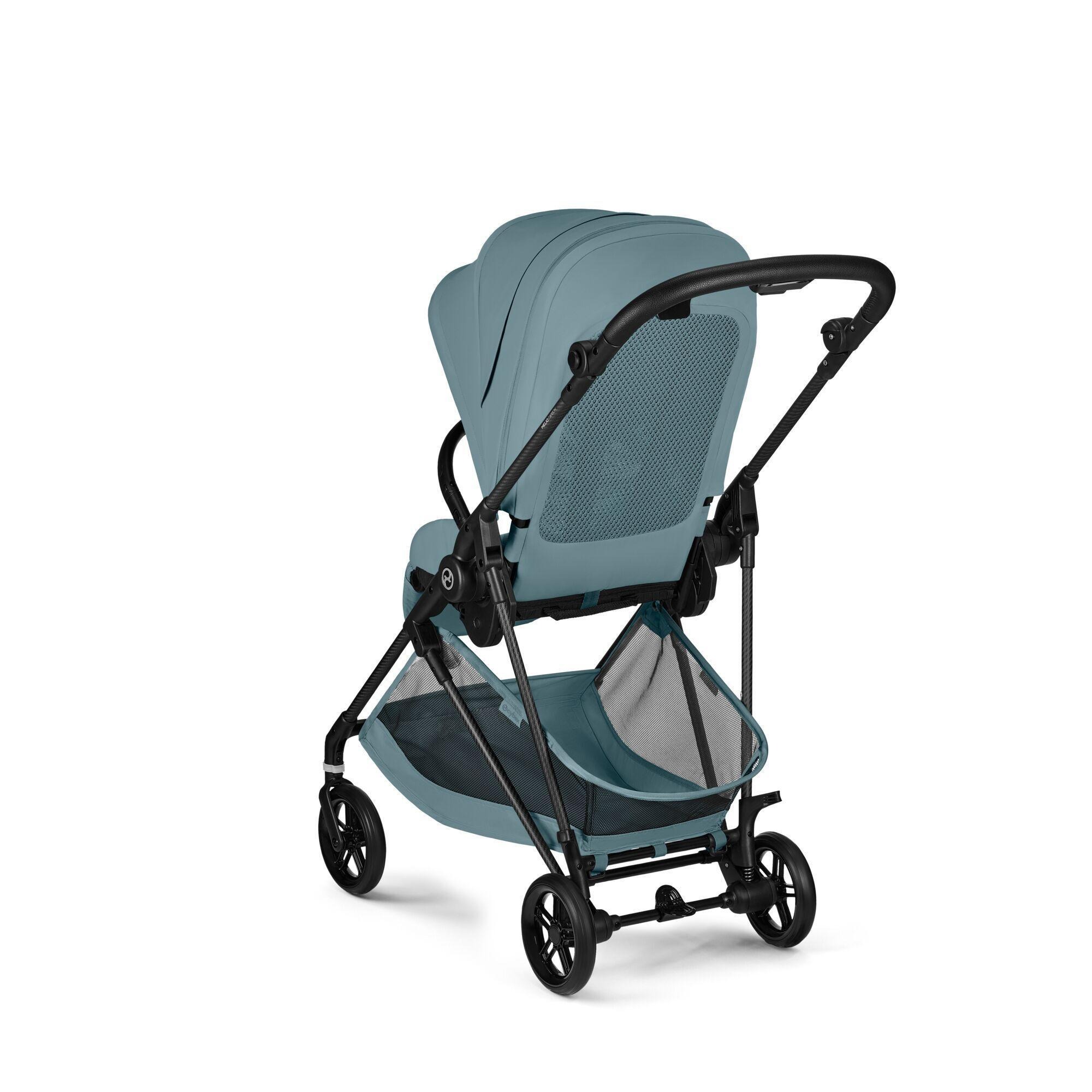 Коляска Cybex Melio Carbon Stormy Blue