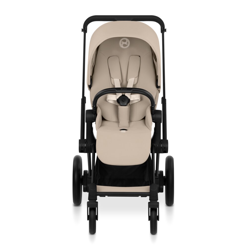 Carucior 2 in 1 Cybex ePriam V colecția Platinum 2026 Cozy Beige cadru Matt Black 5