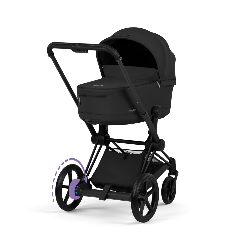 Carucior 2 in 1 Cybex ePriam V colecția Platinum 2026 Sepia Black cadru Matt Black 5