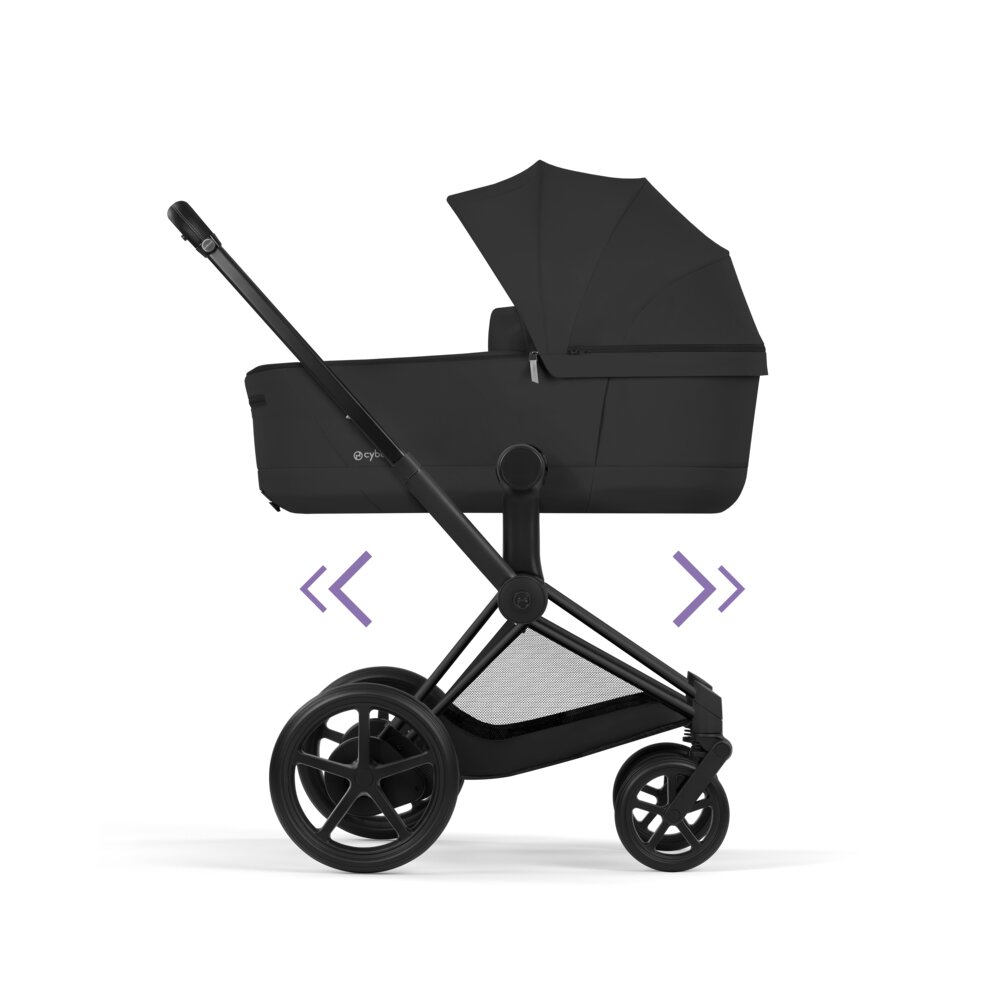 Carucior 2 in 1 Cybex ePriam V colecția Platinum 2026 Sepia Black cadru Matt Black 10