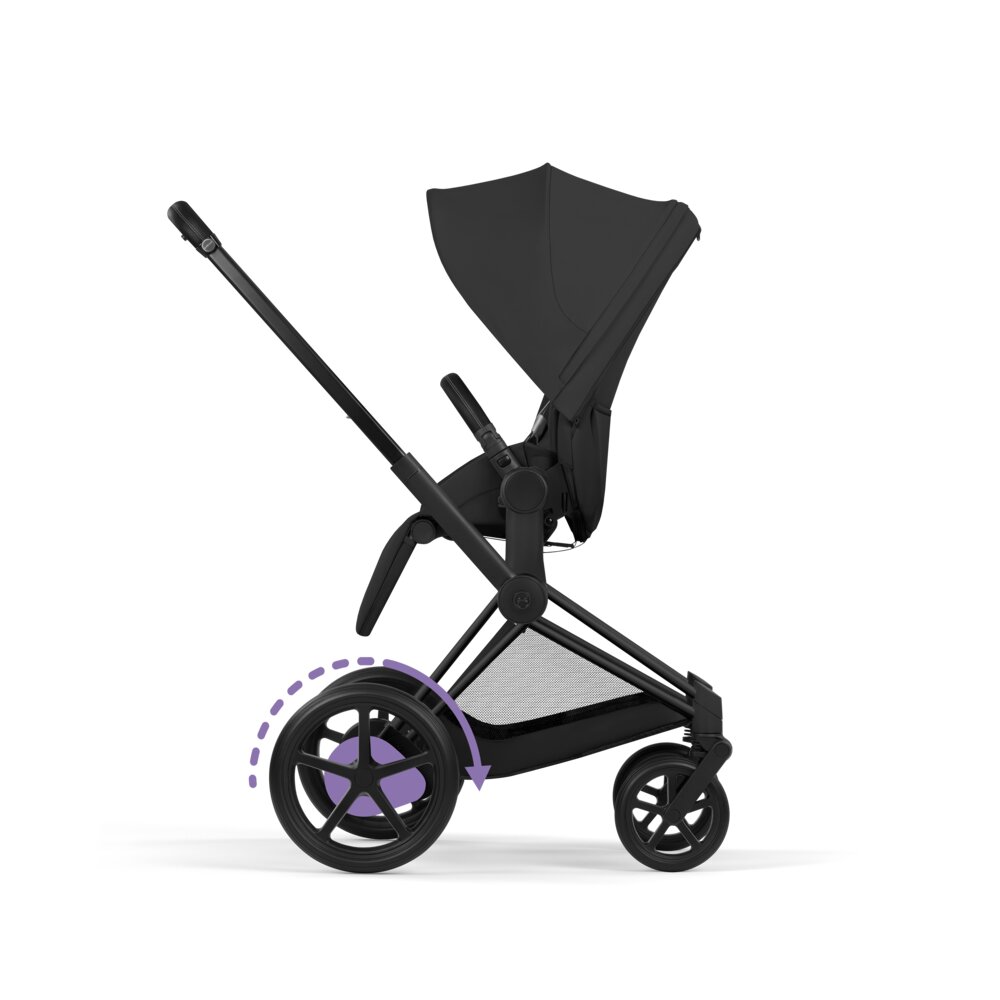 Carucior 2 in 1 Cybex ePriam V colecția Platinum 2026 Sepia Black cadru Matt Black 13