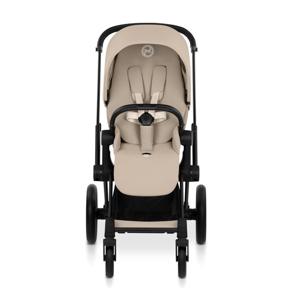 Carucior 2 in 1 Cybex Priam V colectia Platinum 2026 Cozy Beige cadru Matt Black 3