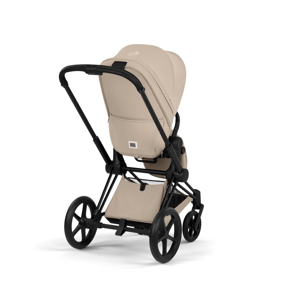 Carucior 2 in 1 Cybex Priam V colectia Platinum 2026 Cozy Beige cadru Matt Black 4