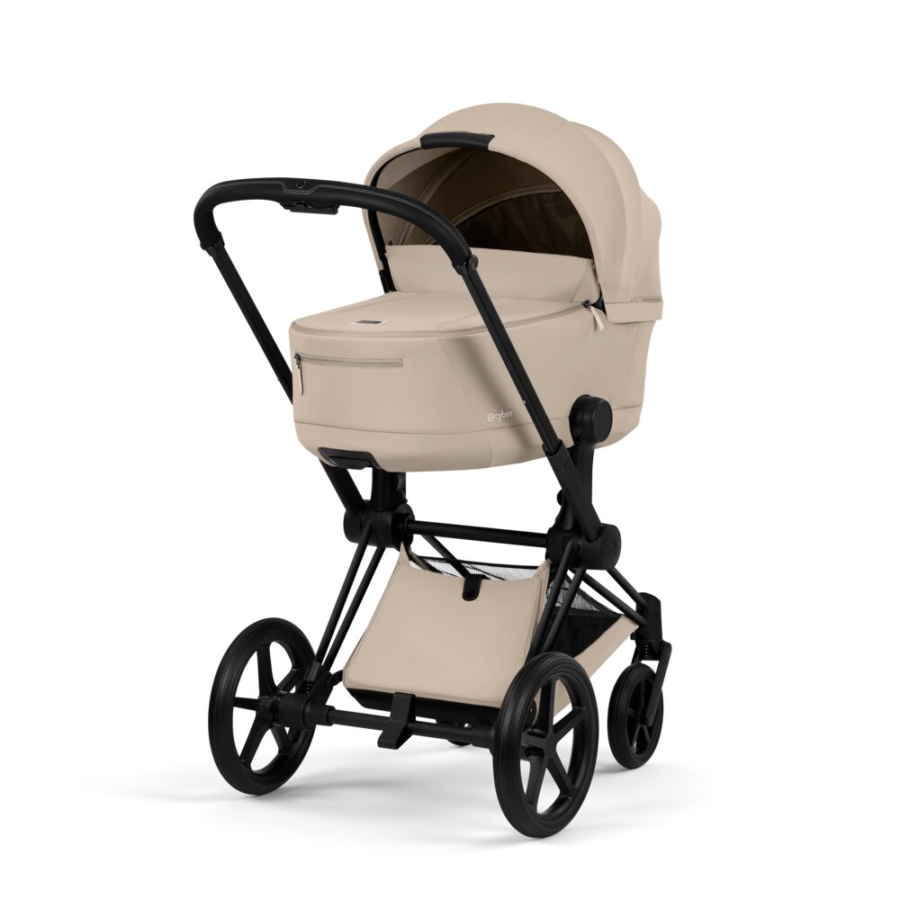 Carucior 2 in 1 Cybex Priam V colectia Platinum 2026 Cozy Beige cadru Matt Black 7