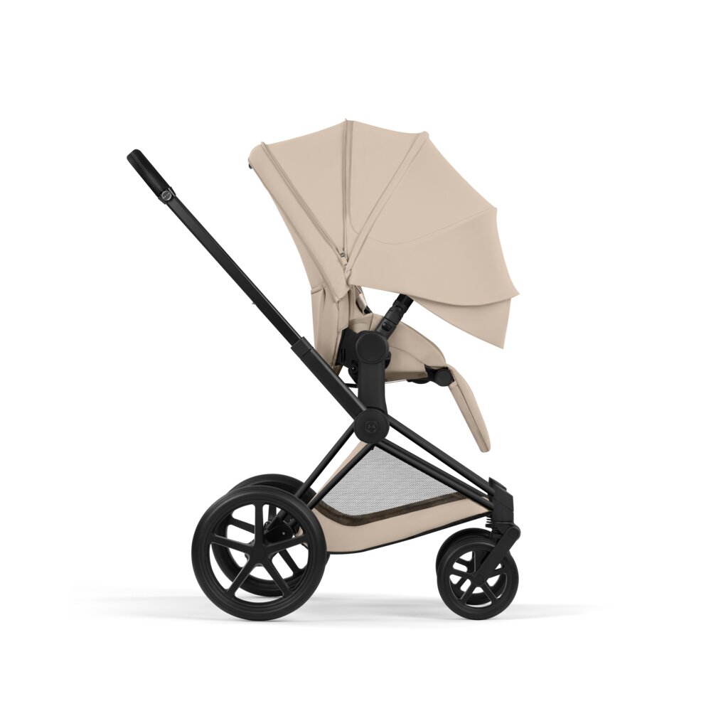 Carucior 2 in 1 Cybex Priam V colectia Platinum 2026 Cozy Beige cadru Matt Black 10