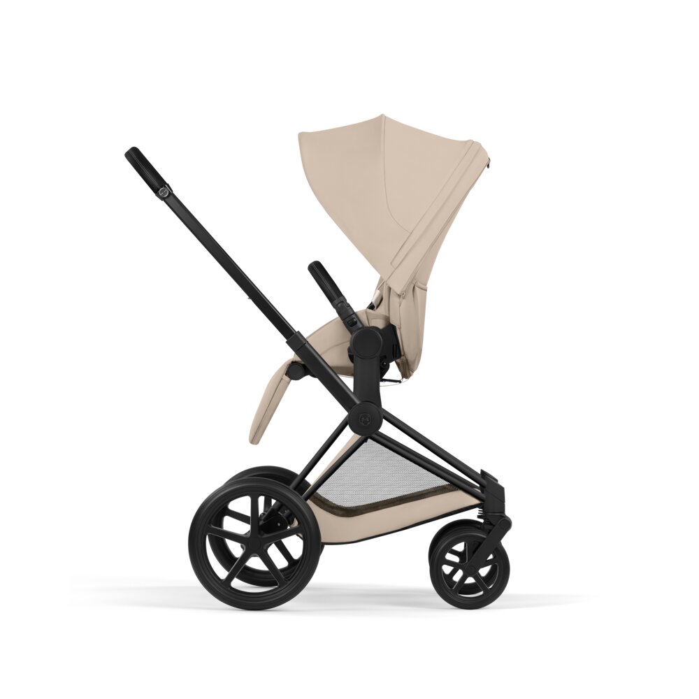 Carucior 2 in 1 Cybex Priam V colectia Platinum 2026 Cozy Beige cadru Matt Black 12