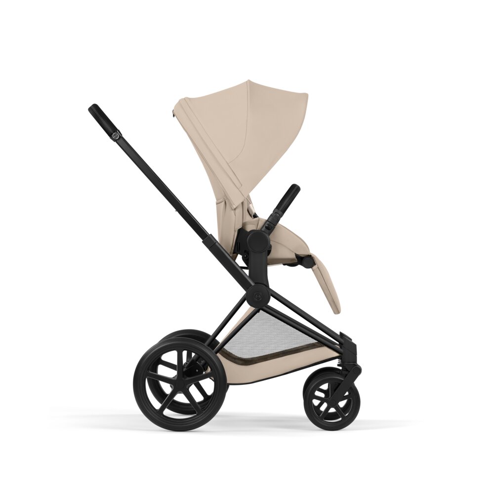 Carucior 2 in 1 Cybex Priam V colectia Platinum 2026 Cozy Beige cadru Matt Black 13