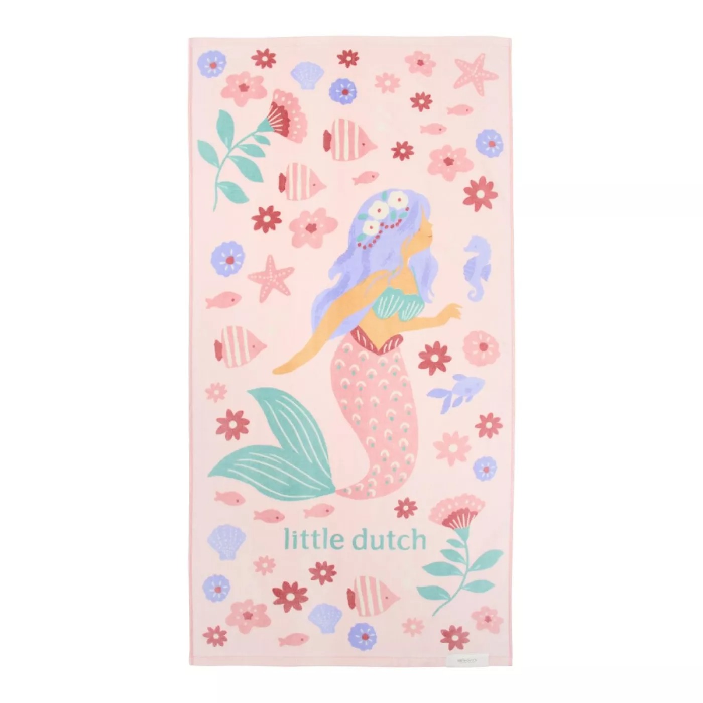 Пляжное полотенце - Dreamy Mermaid Multicolour - 60×120 см - Little Dutch