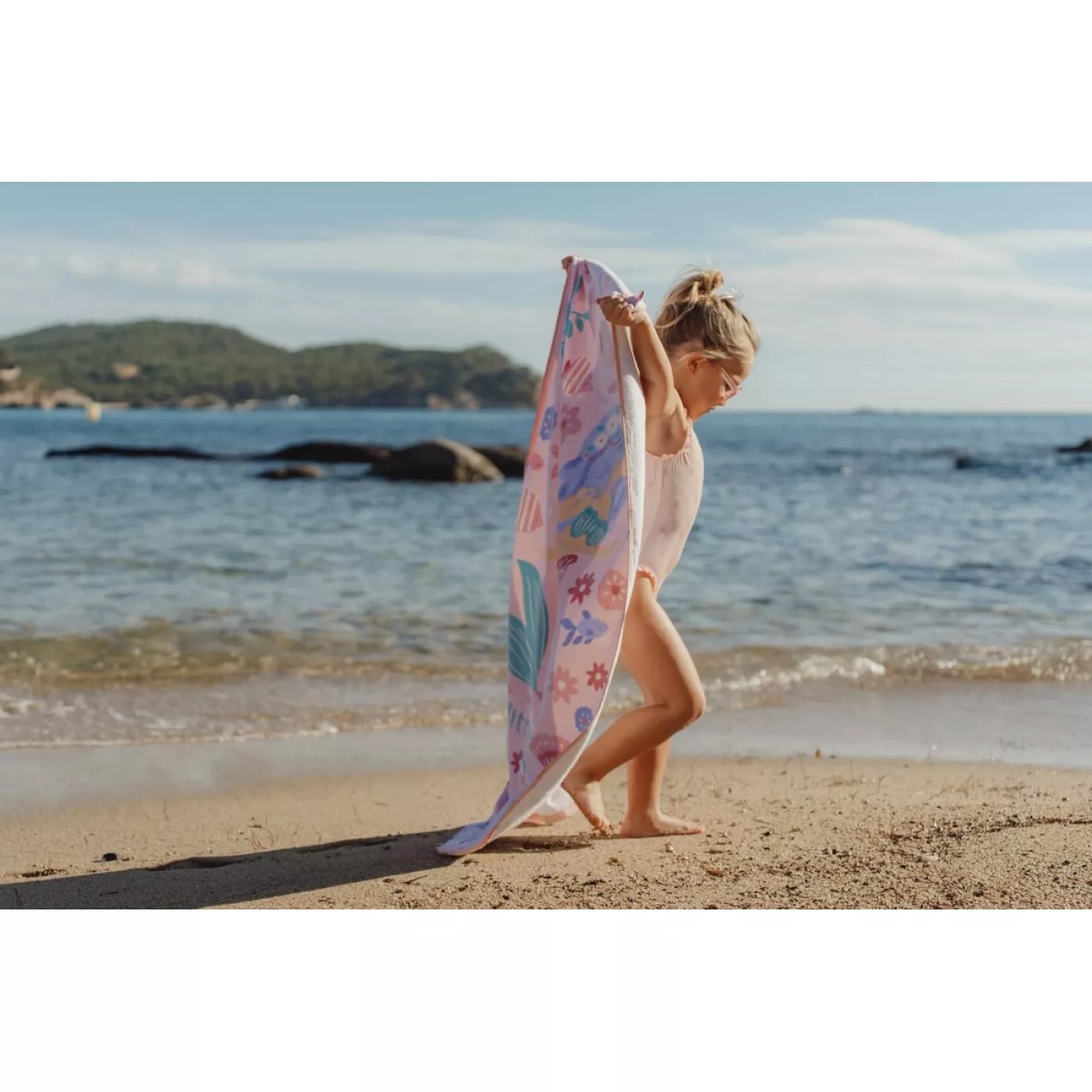 Пляжное полотенце - Dreamy Mermaid Multicolour - 60×120 см - Little Dutch 3