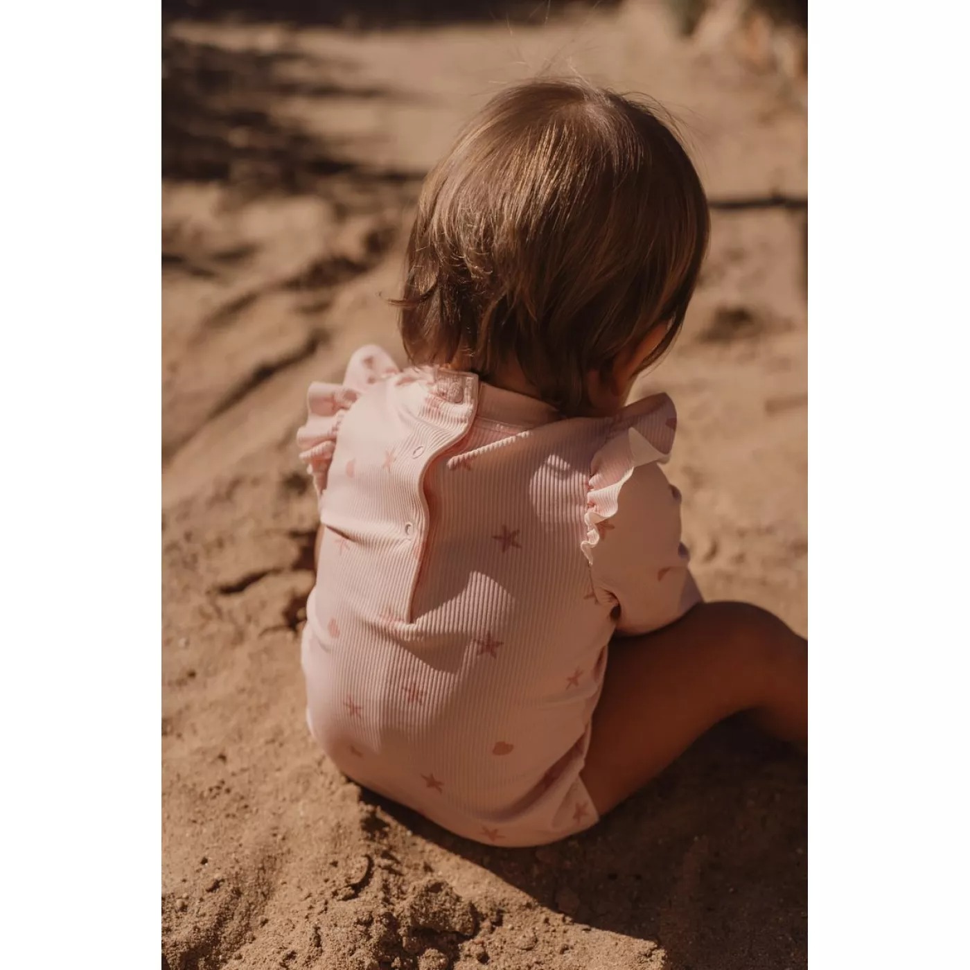 Costum de baie intreg cu maneca lunga cu protectie UV 40+ - Dreamy Seashells - Little Dutch 98/104 4