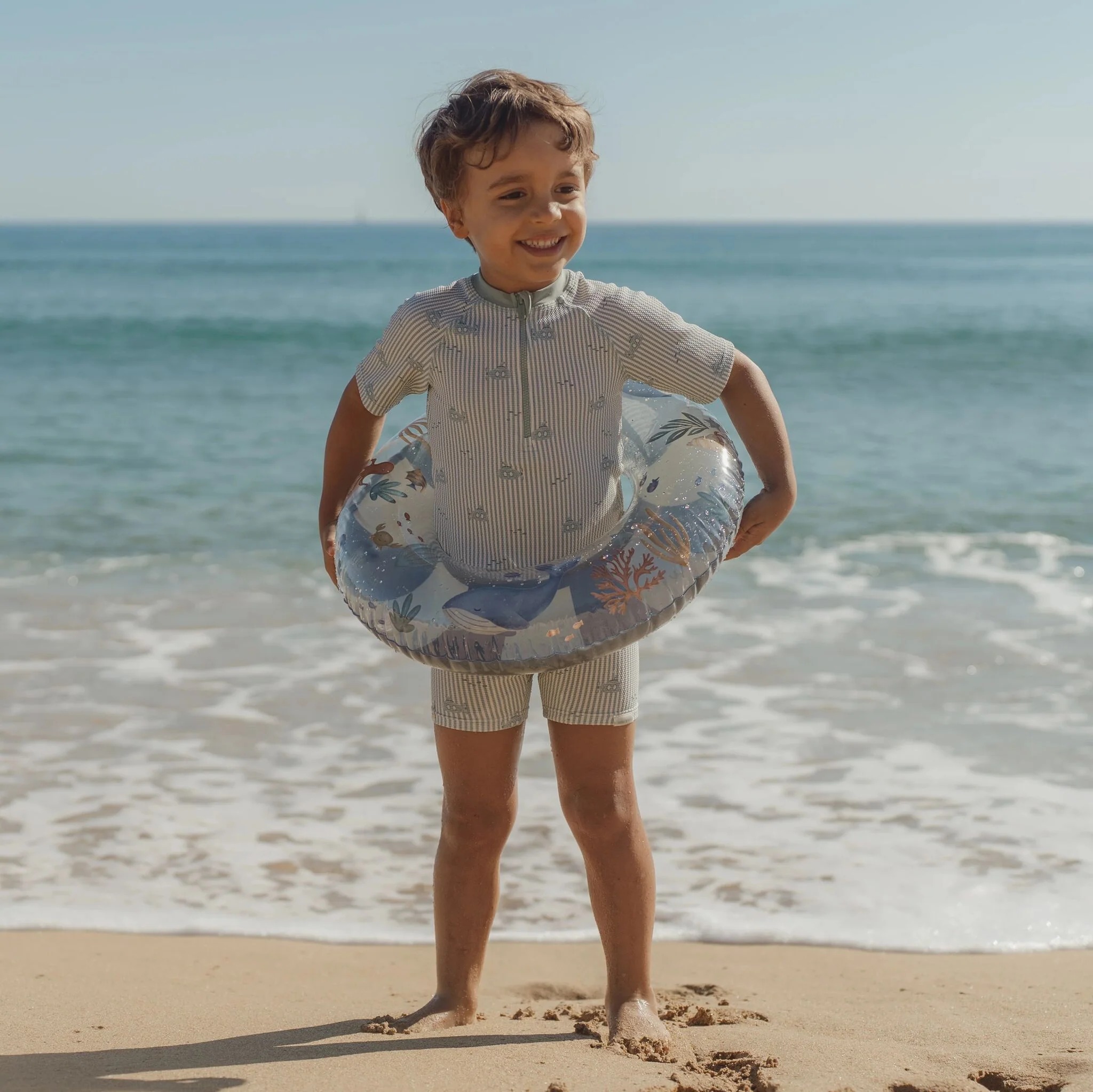 Costum de baie din doua piese - tricou si pantalon - cu protectie UV 40+ - Ocean Adventure - Little Dutch 6