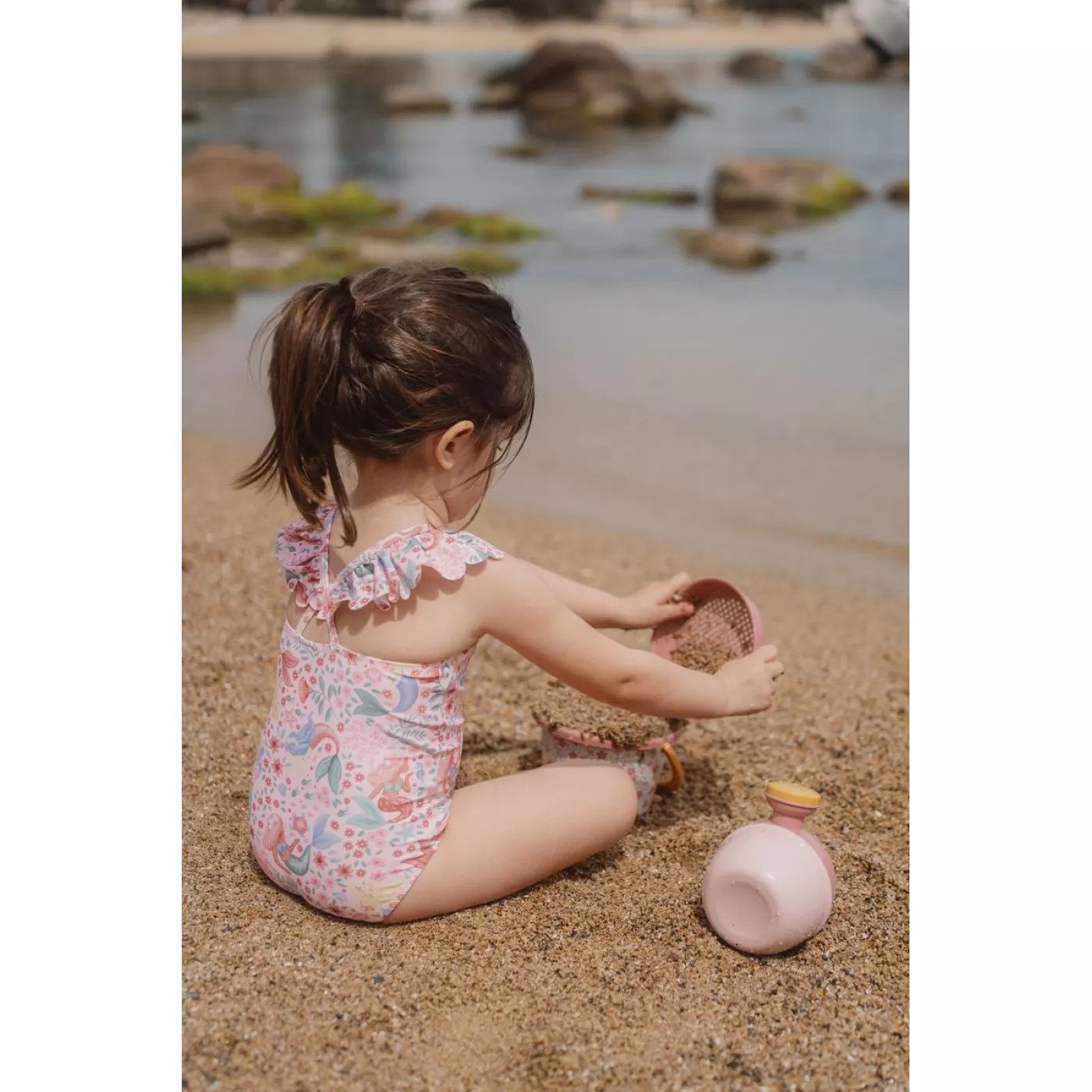 Costum de baie intreg cu protectie UV 40+ - Dreamy Mermaid - Little Dutch 98/104 4
