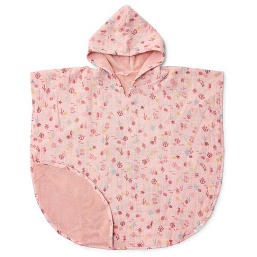 Poncho pentru plaja din bumbac - Ocean Tresure Multi - Little Dutch 2