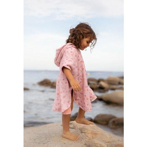 Poncho pentru plaja din bumbac - Ocean Tresure Multi - Little Dutch 7