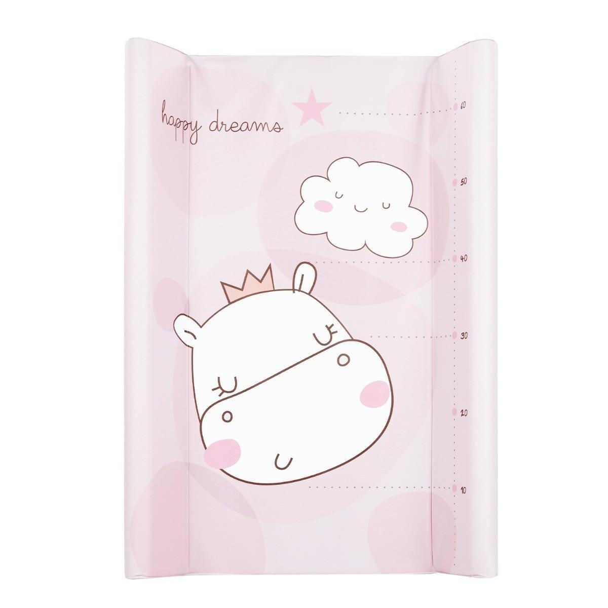 Saltea de infasat tare Kikka Boo Hippo Dreams 70x50 cmm