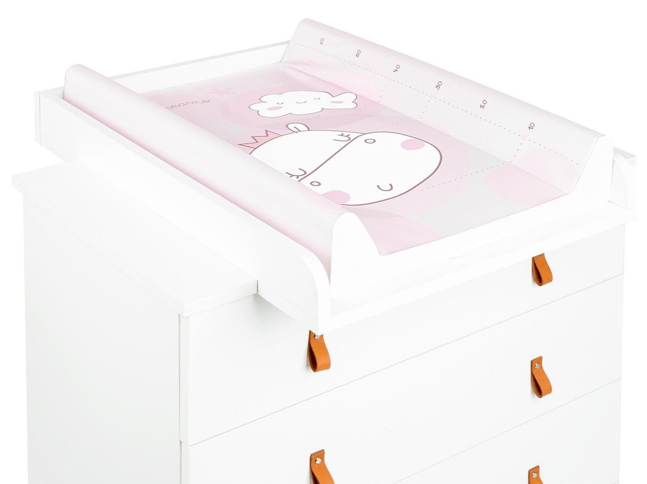 Saltea de infasat tare Kikka Boo Hippo Dreams 70x50 cmm 3