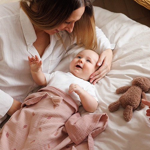 Муслиновое одеяло BabyOno, розовоеo 7