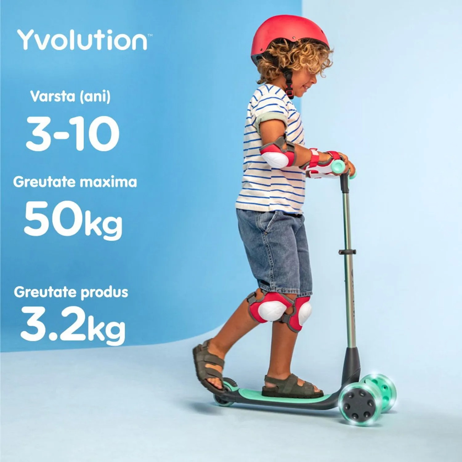 Trotineta  Yvolution Y Glider Nua Green 4
