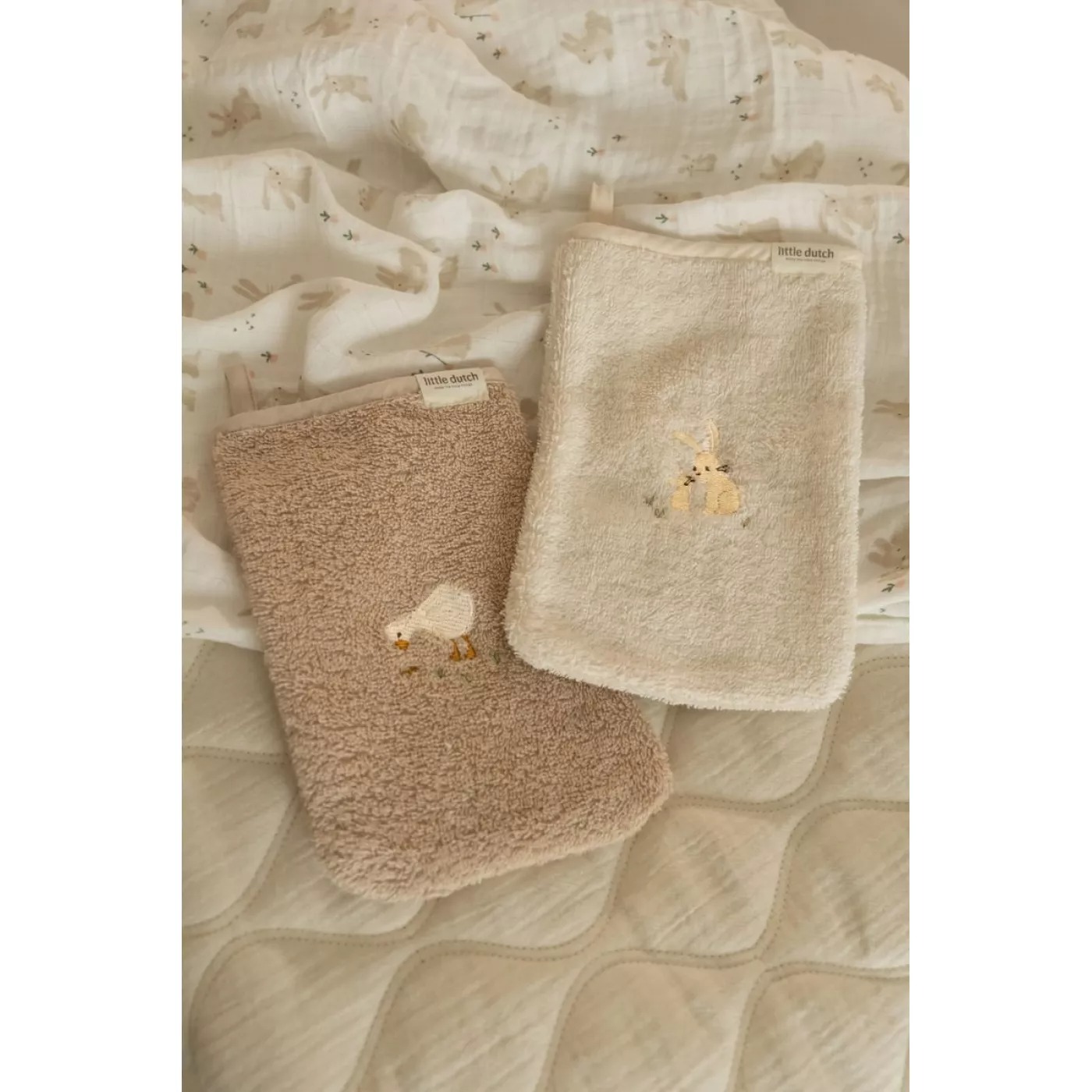 Manusa pentru baie - Little Goose - Newborn Naturals - Little Dutch 2