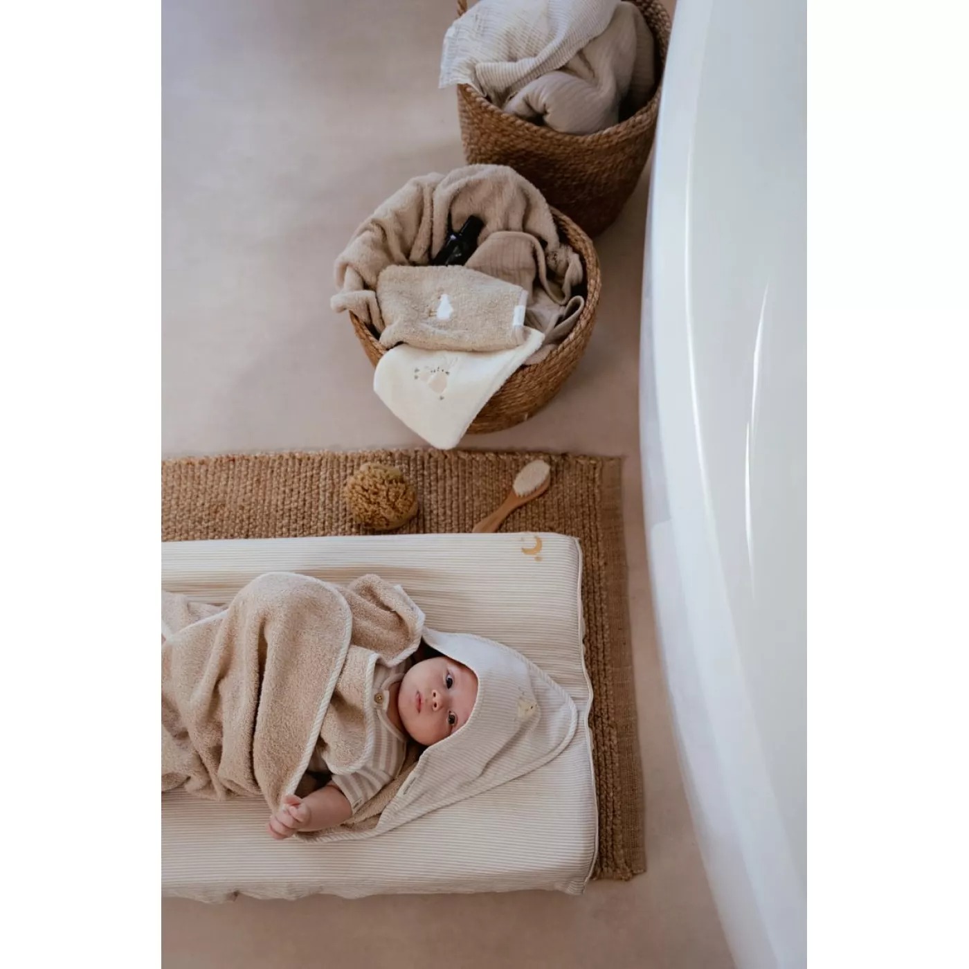 Manusa pentru baie - Little Goose - Newborn Naturals - Little Dutch 4