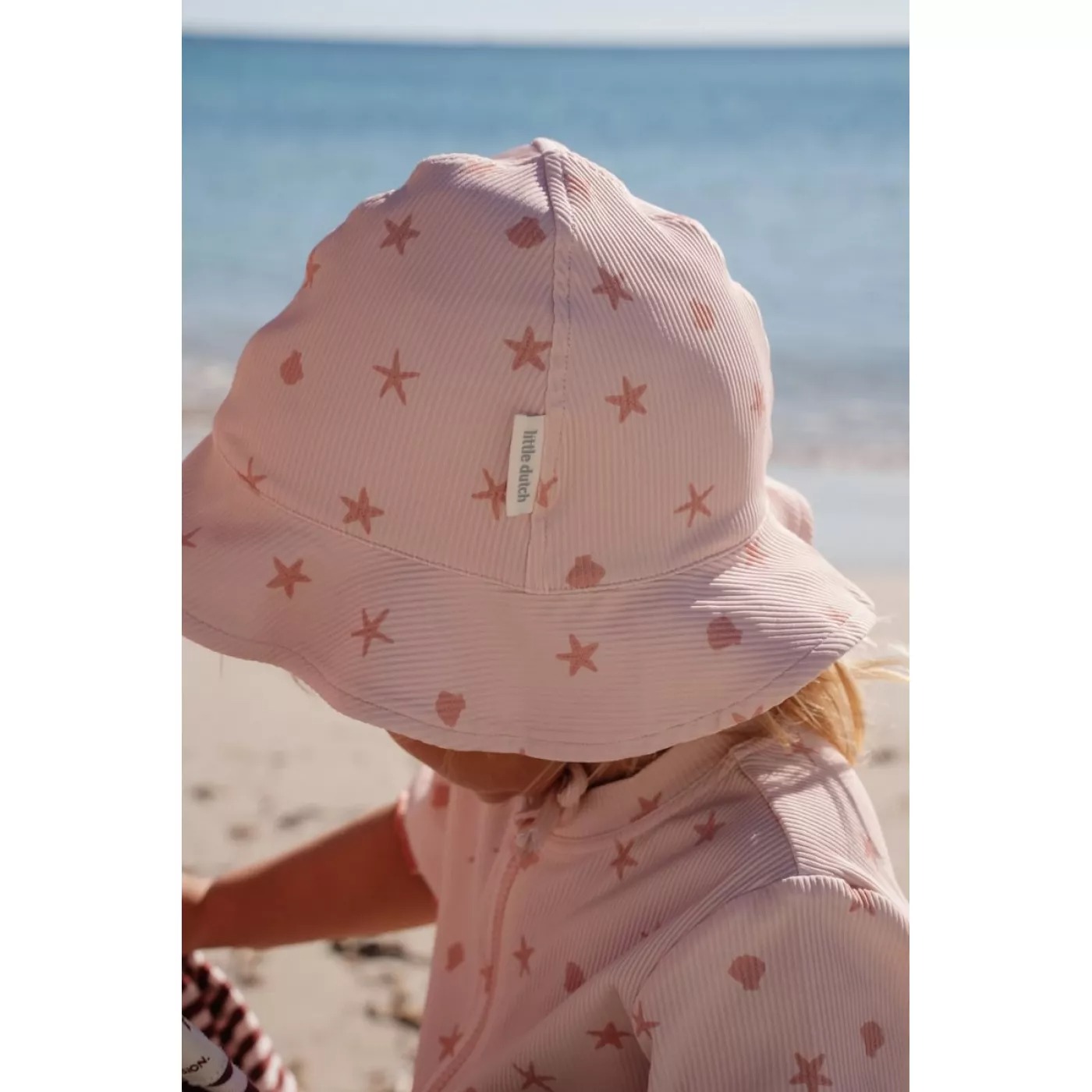 Панама с защитой UV 40+ - Dreamy Seashells - Little Dutch 0–12 месяцев 2