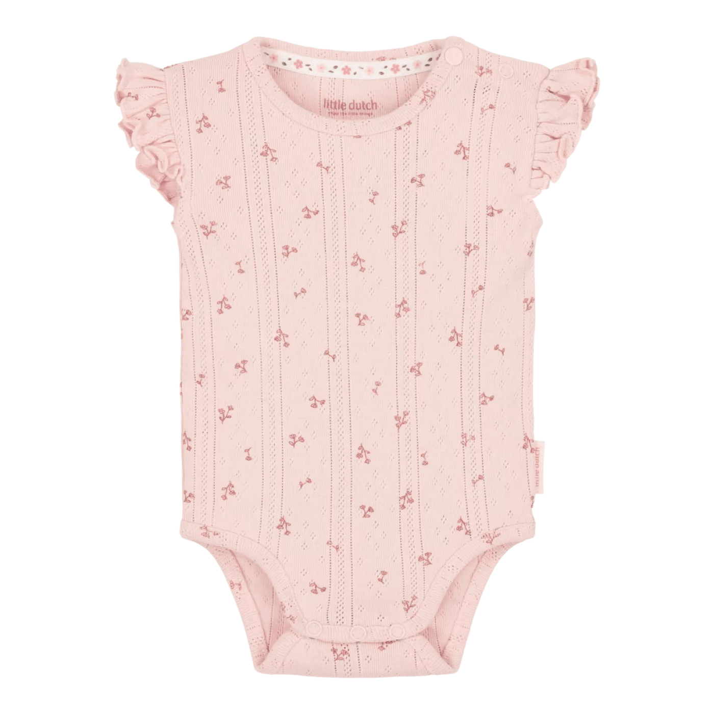 Body fara maneci cu volane din bumbac organic - Fairy Flowers - Little Dutch 74