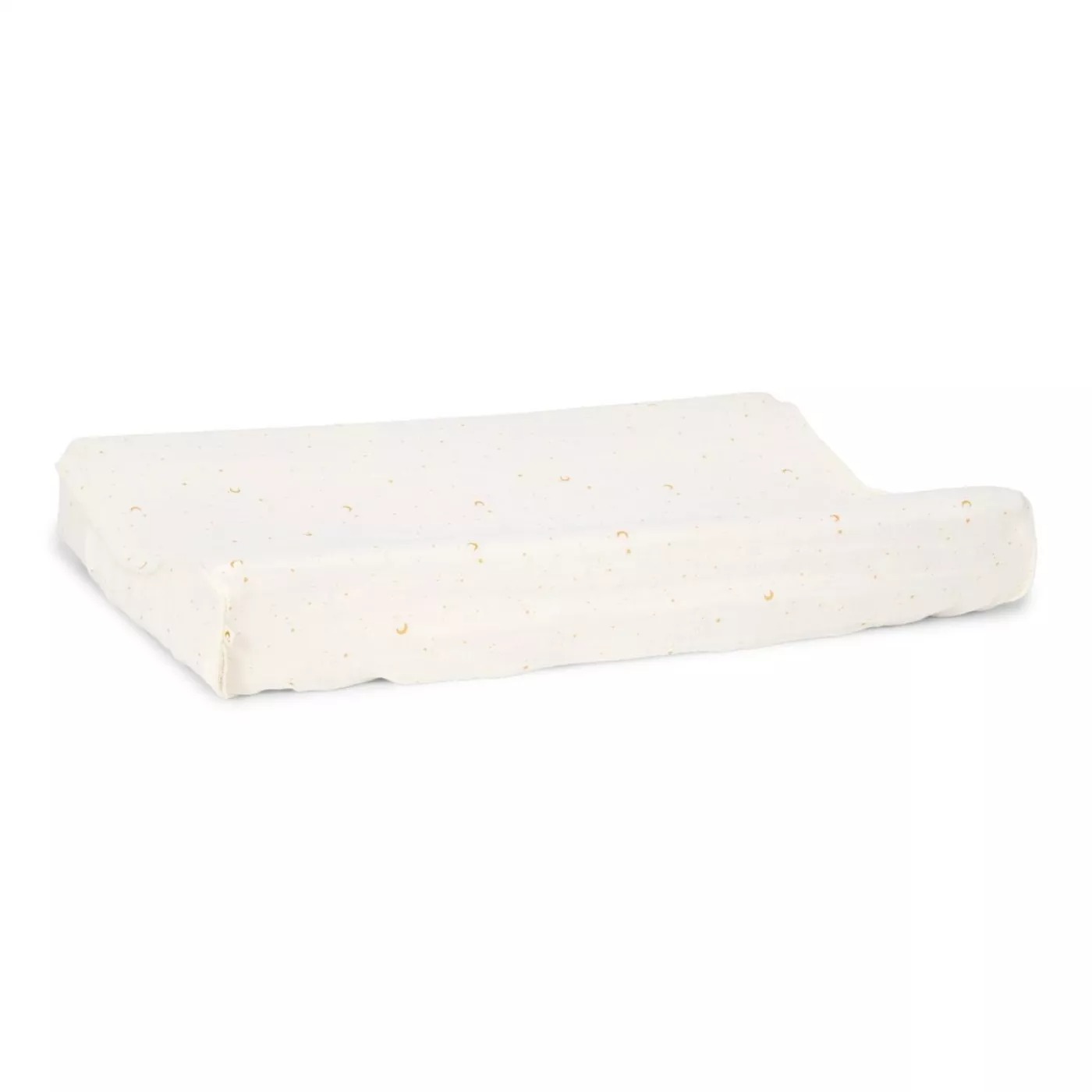 Husa din bumbac organic pentru salteluta de infasat - Moon and Stars - Little Dutch