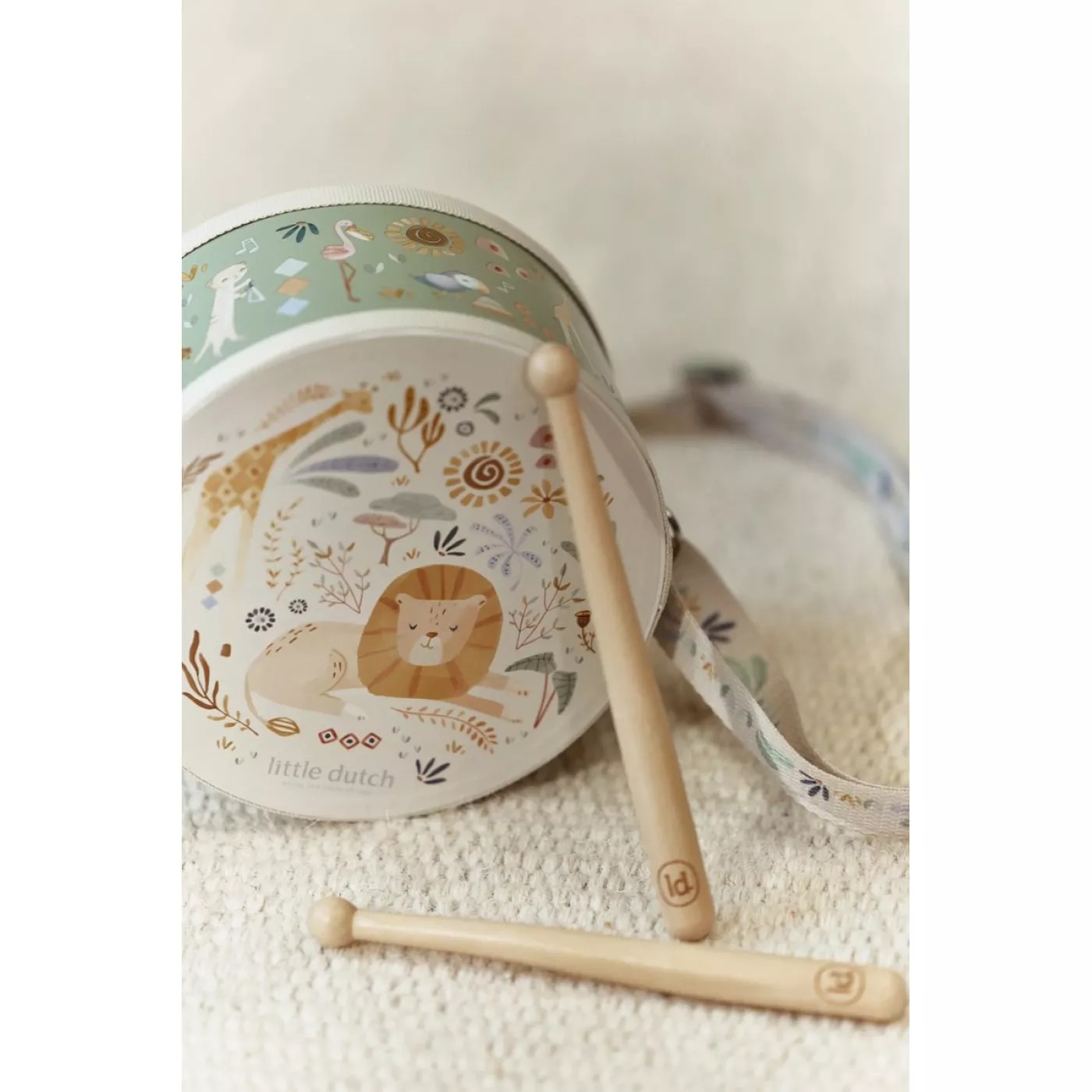 Toba instrument muzical - Green - Safari Friends - Little Dutch 7