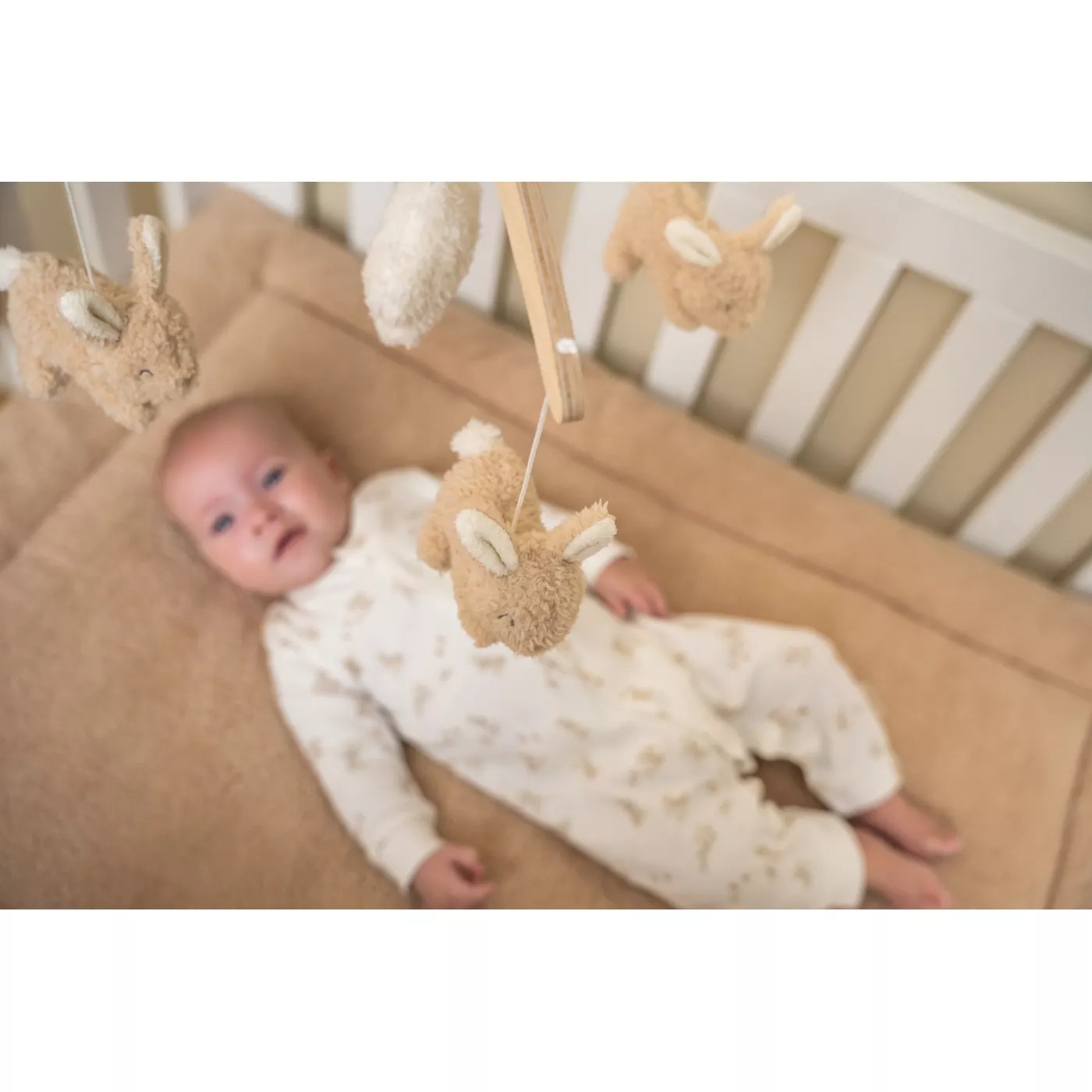 Музыкальный мобиль с деревянным кронштейном - Коллекция Baby Bunny - Little Dutch 4