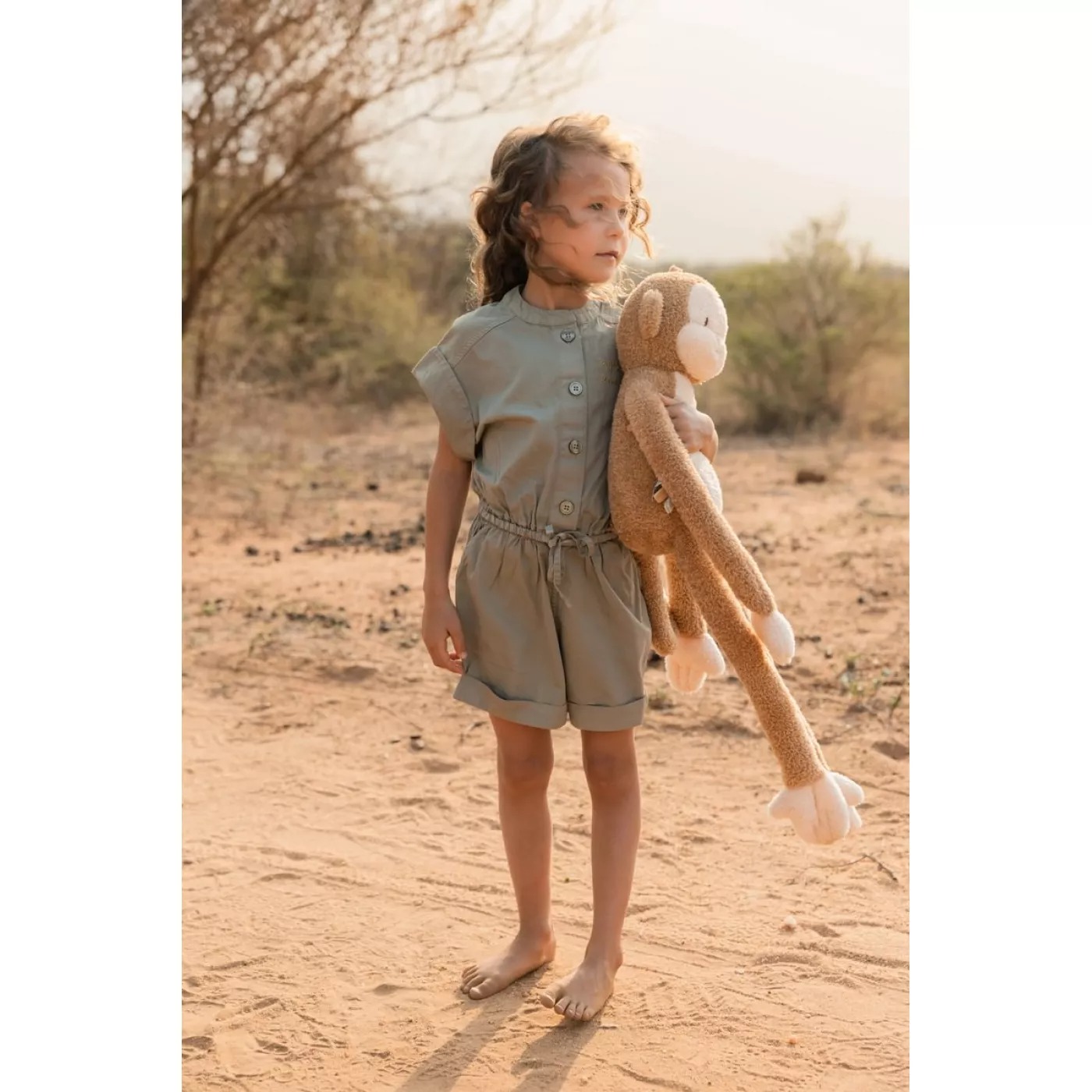 Jucarie din plus XXL - Maimuta - Safari Friends - Little Dutch 5