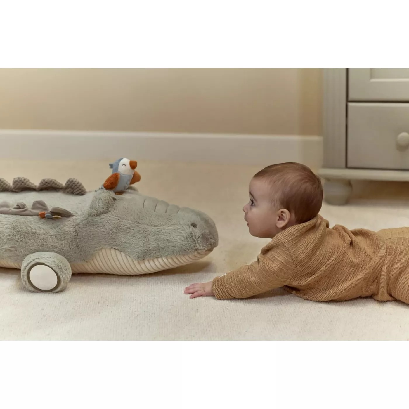 Jucarie senzoriala XL - Crocodil - Safari Friends - Little Dutch 6