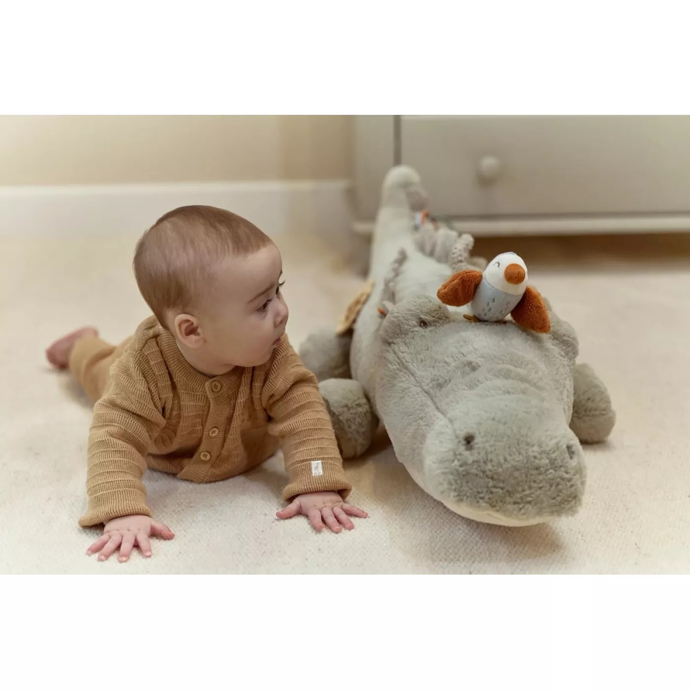 Jucarie senzoriala XL - Crocodil - Safari Friends - Little Dutch 7