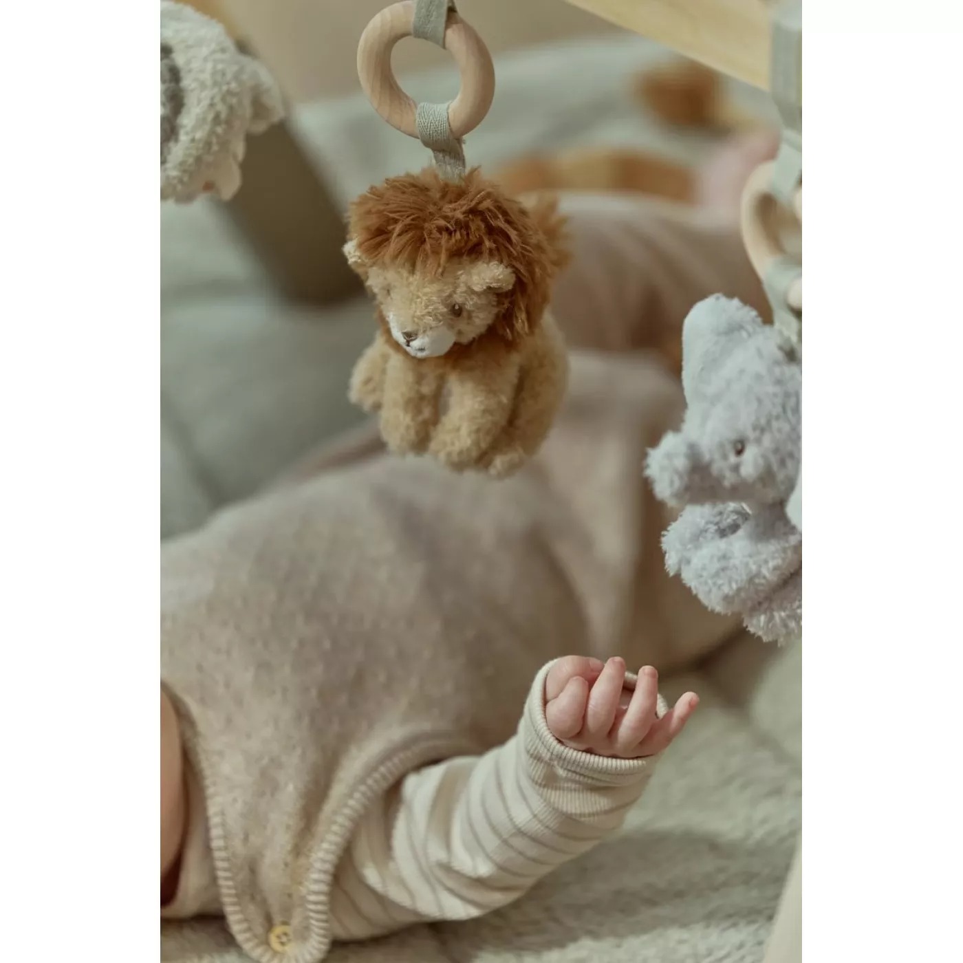 Centru de activitati pentru bebelusi - Baby Gym - Safari Friends - Little Dutch 6