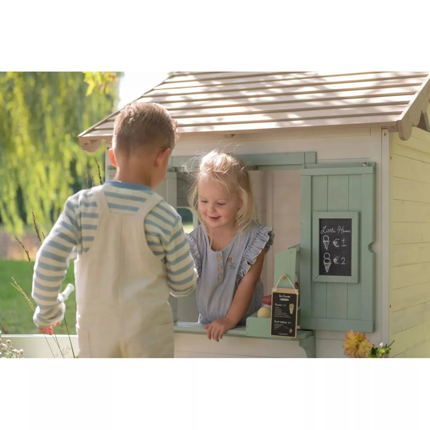 Casuta din lemn de exterior pentru jocul de rol - Little Dutch 3