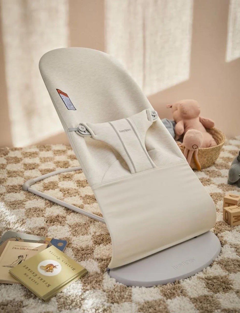 BabyBjorn Balansoar Bliss 3D jersey, light beige 2