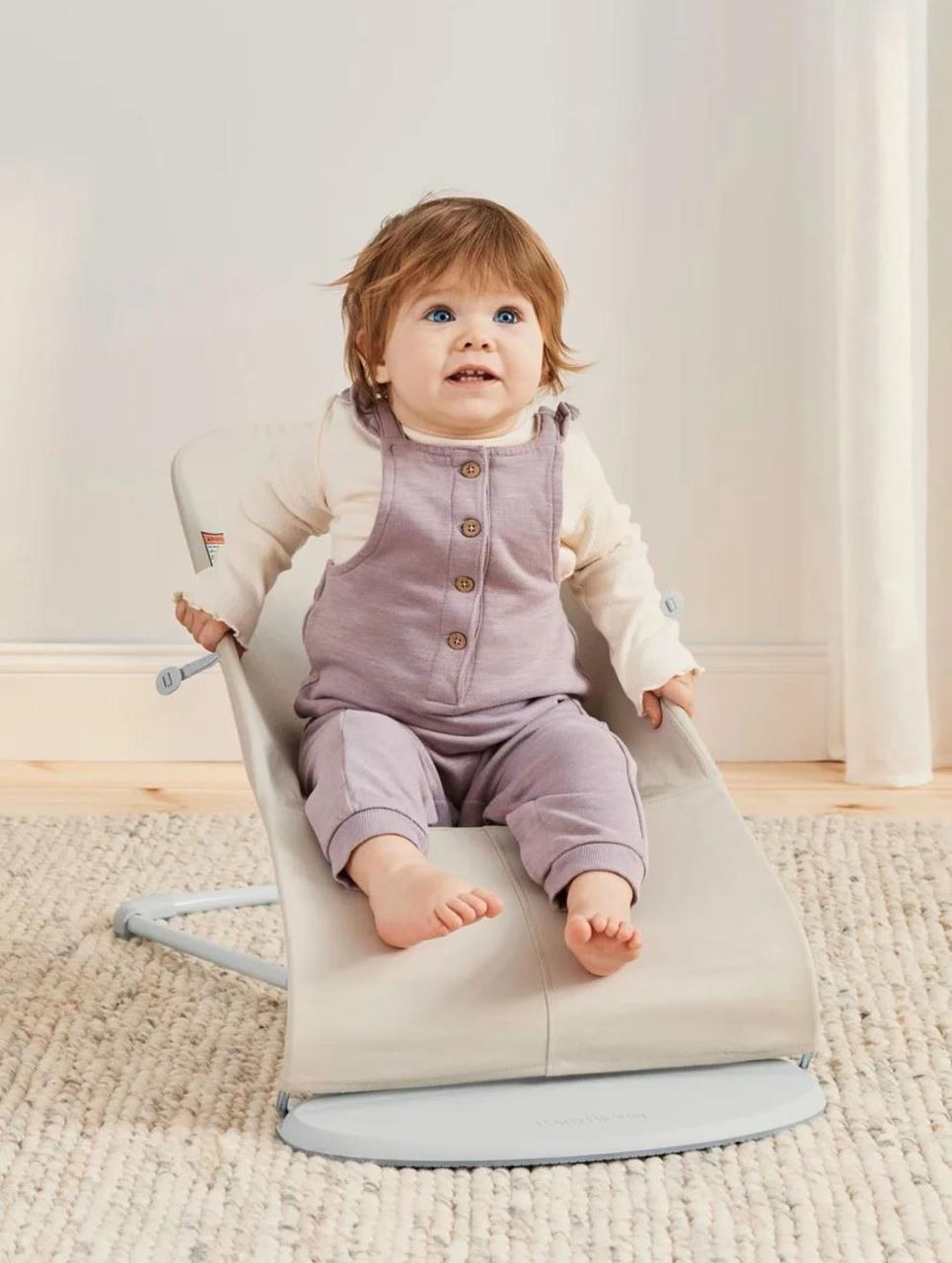 BabyBjorn Balansoar Bliss 3D jersey, light beige 3