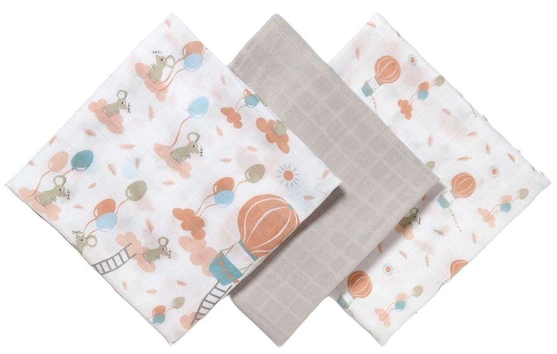 BabyOno Бамбуковые сверхмягкие пеленки, 3 шт. 3