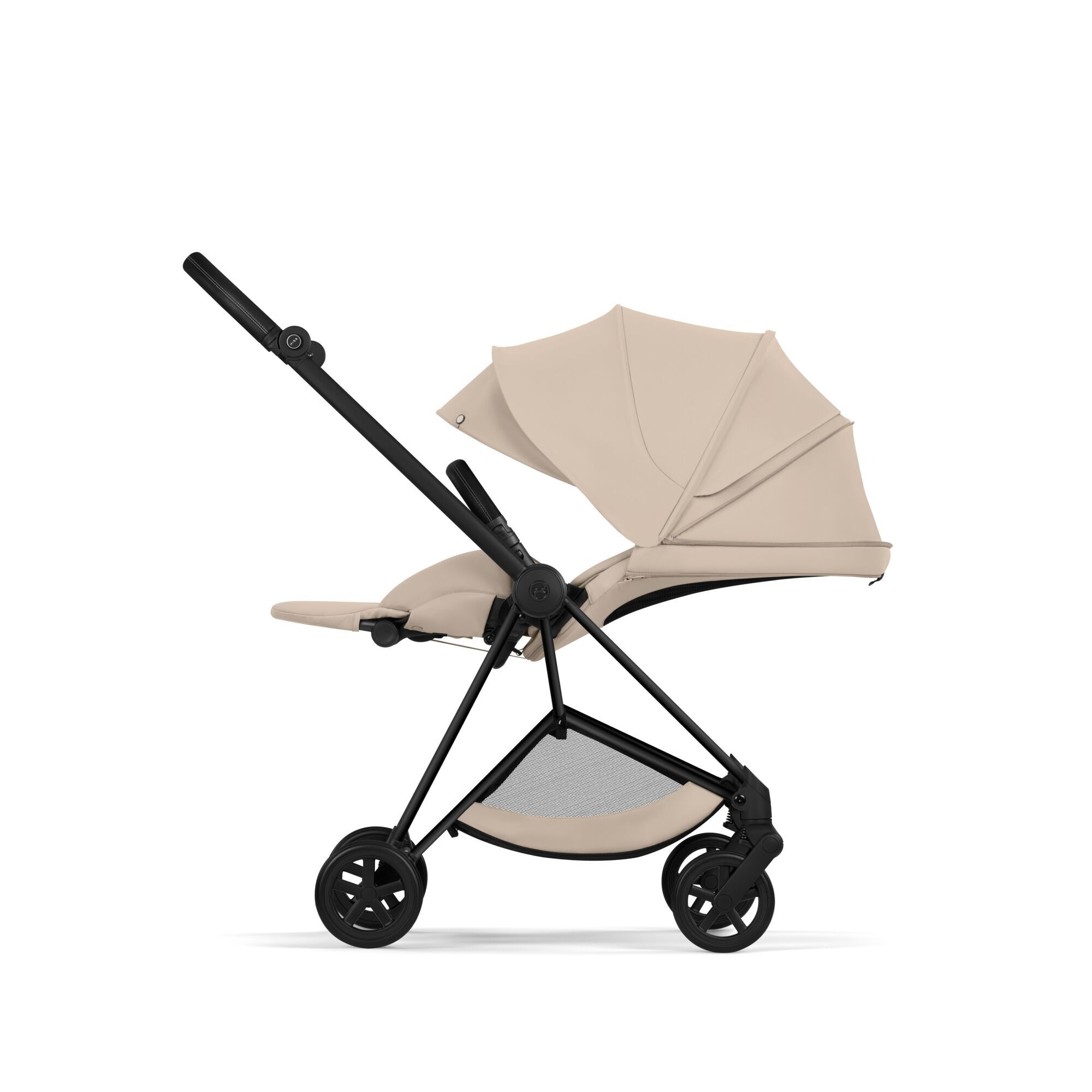 Carucior Cybex Mios 2 in 1 editia Platinum 2026 Cozy Beige cadru Matt Black 8