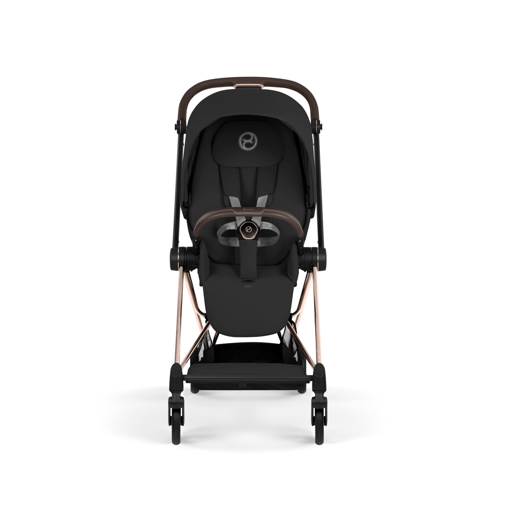 Коляска 2 в 1 Cybex Mios, коллекция Platinum 2026, Sepia Black, рама Rose Gold 4