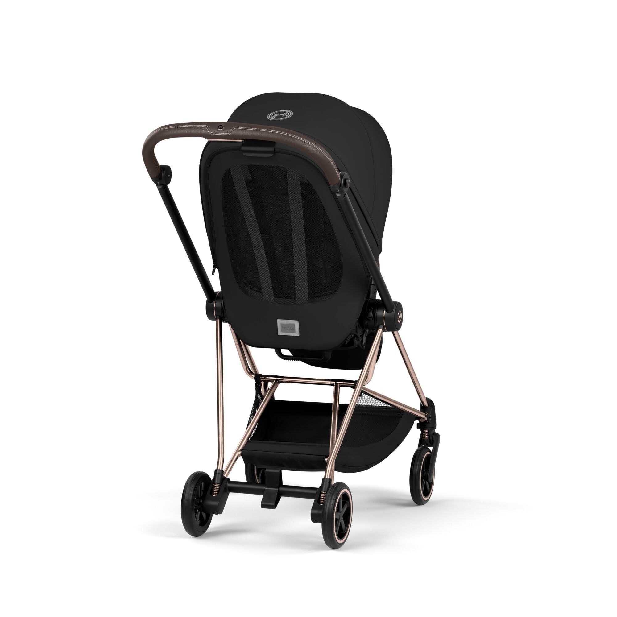 Коляска 2 в 1 Cybex Mios, коллекция Platinum 2026, Sepia Black, рама Rose Gold 5