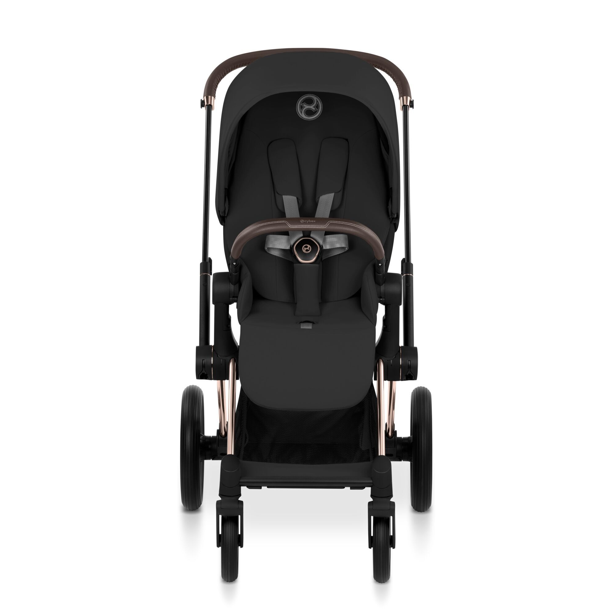 Carucior 2 in 1 Cybex Priam V colectia Platinum 2026 Sepia Black cadru Rose Gold 4