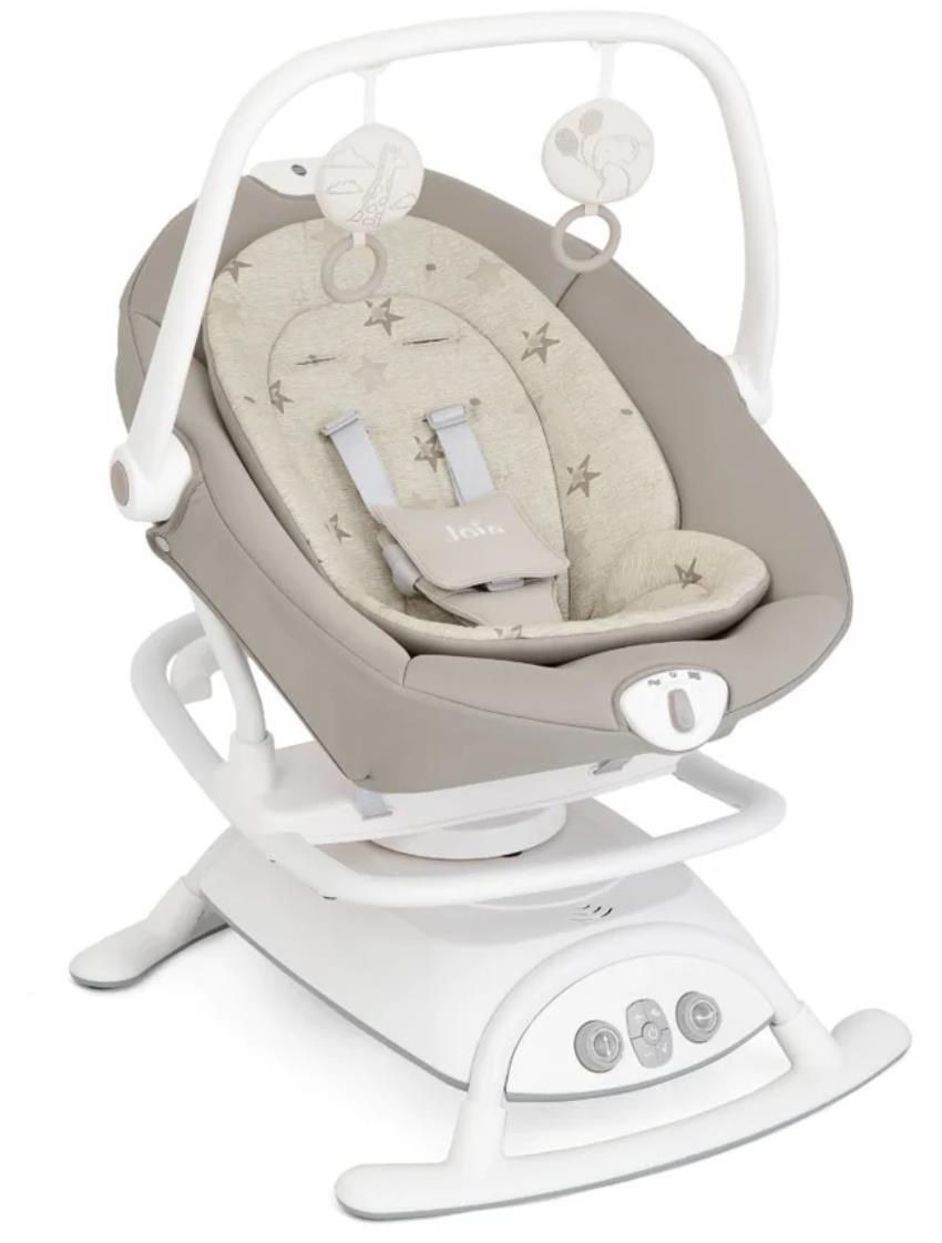 Leagan si balansoar rotativ 2 in 1 Joie Sansa Cosmo Tan