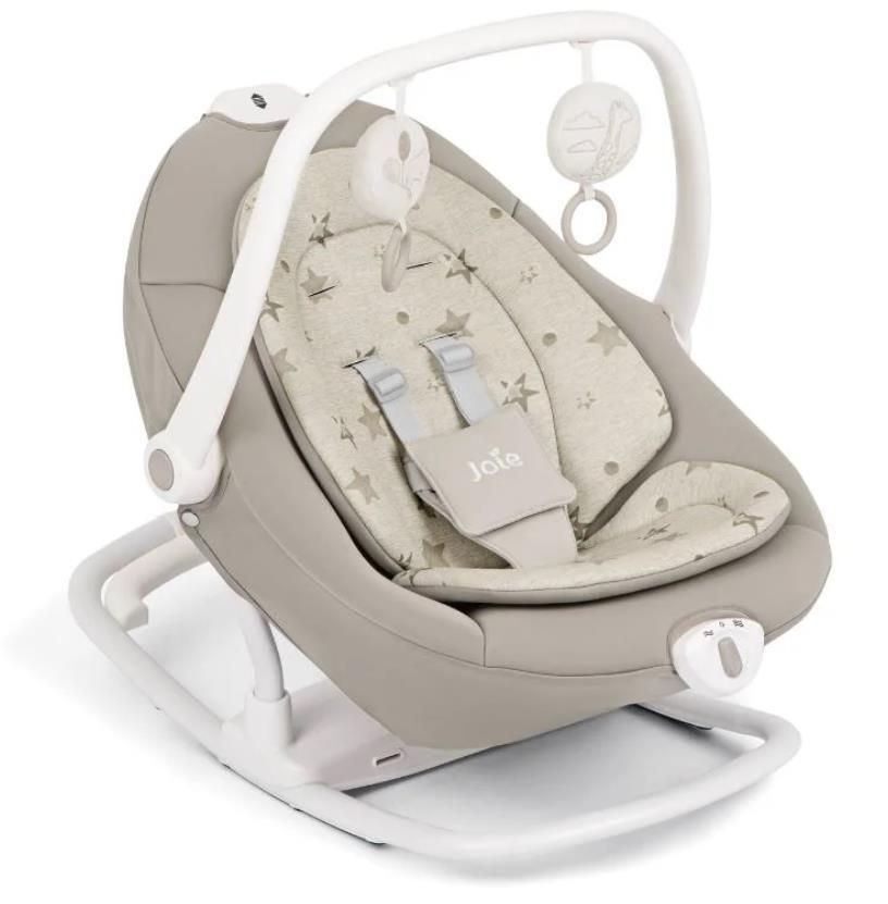 Leagan si balansoar rotativ 2 in 1 Joie Sansa Cosmo Tan