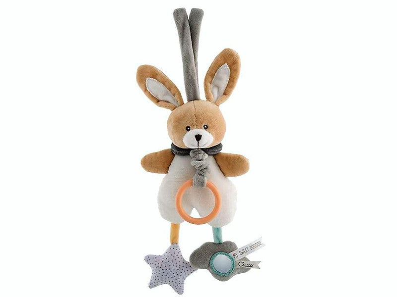 Chicco Jucarie moale agatatoare Bunny Musical, 0luni+ 97130