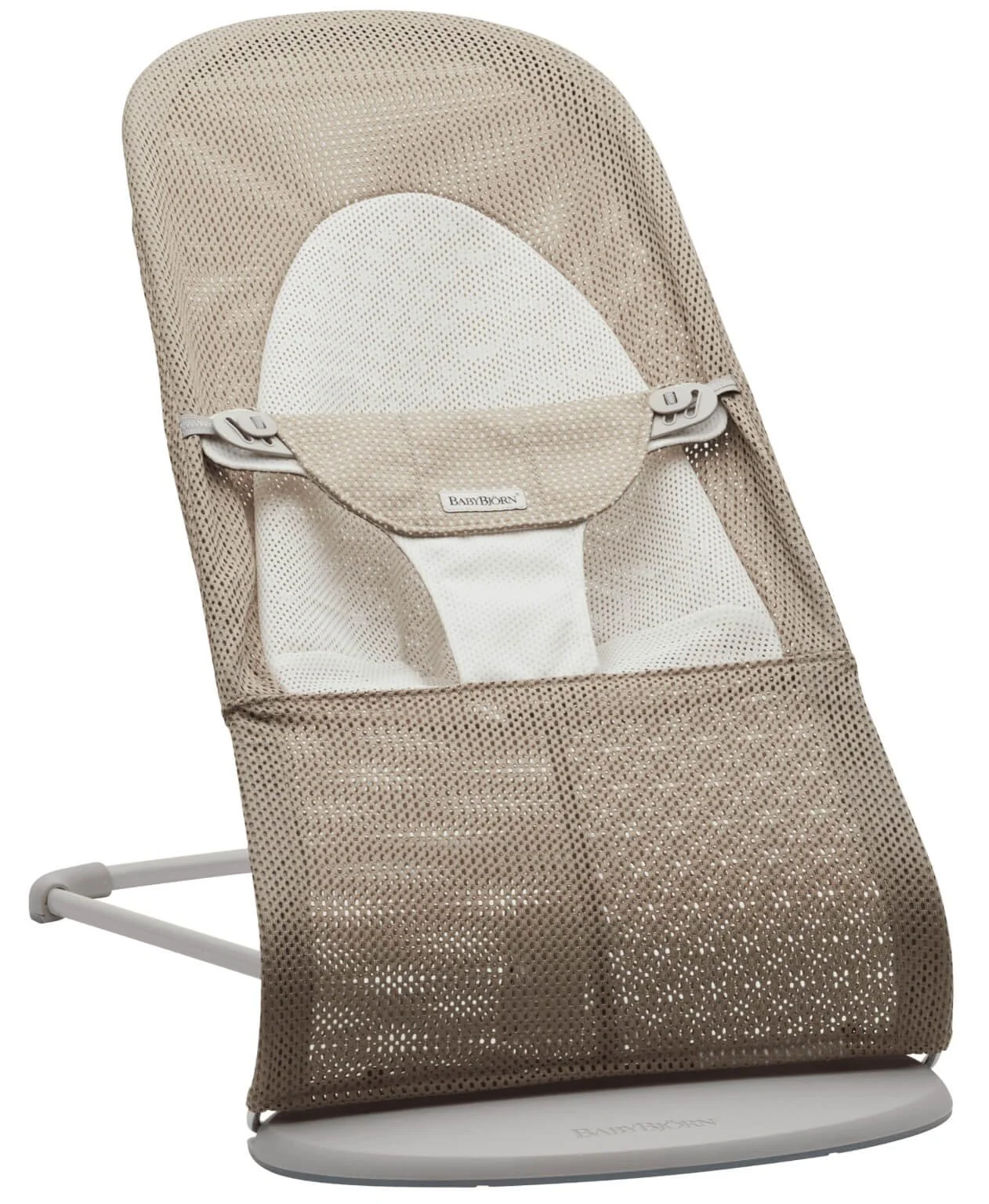 Balansoar BabyBjorn Balance Soft Grey Beige/White Mesh